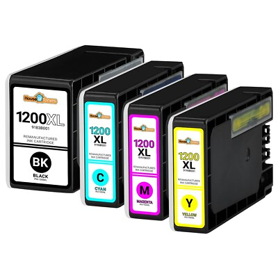 #ad 4pk PGI 1200XL PGI1200XL Ink Cartridges for Canon Maxify MB2320 MB2720 Printers $11.95