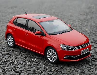 #ad 1 18 Scale VW Volkswagen NEW POLO 2016 Red DieCast Car Model Toy Collection $56.00