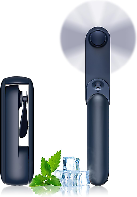 #ad Portable Handheld Fan 2 in 1 Mini Hand Fan Battery Operated $8.82