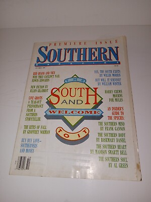 #ad Southern Magazine Premiere Issue October 1986 Vinyl Record Included Rare $4.39