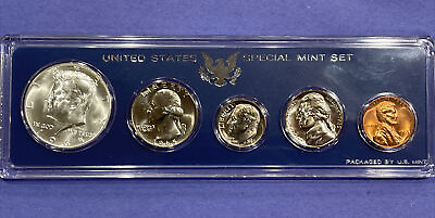 #ad 1965 US Special Mint Set Coins In Holder $29.00