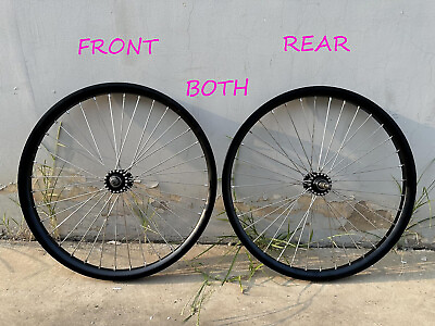 #ad Heavy Duty 26quot; Bicycle Wheel 680g Spokes Bike Rim Front amp; Rear 10G Spoke Wheel $85.66