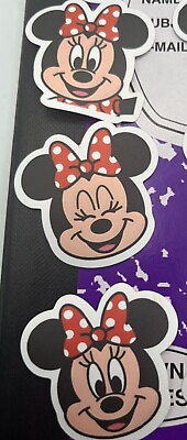 #ad Smiles Minnie Mouse Vinyl Decal Stickers * You Pick *ThinkBomb Anything $2.99