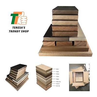 #ad Hardwood Lumber Assortment Mixed Species Large Box of Hobby Wood – Perfec... $69.99
