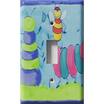 #ad SnazzySwitch Bugs Decorative Kids Light Switch Cover $11.19