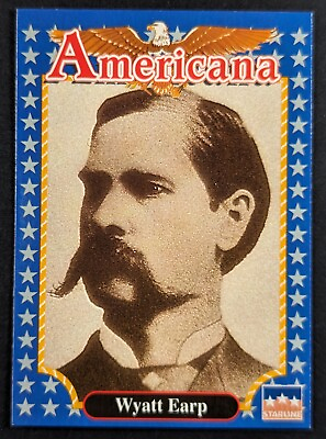 #ad Wyatt Earp 1992 Americana Starline Card #13 NM $2.95