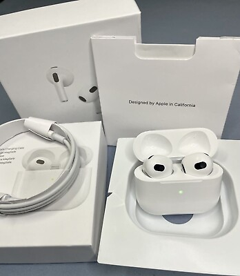 #ad Apple Airpods 3rd Generation Wireless Bluetooth Earbuds with Charging Box US $43.95