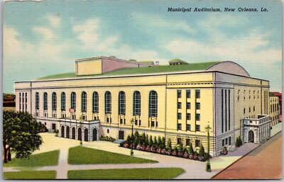 #ad Postcard: Municipal Auditorium New Orleans LA America#x27;s Most Interesting A48 $4.45
