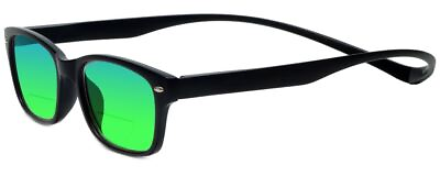 #ad Magz Greenwich Magnetic REAR CONNECT Polarized Bi Focal Sunglasses Mirror Lens $89.95