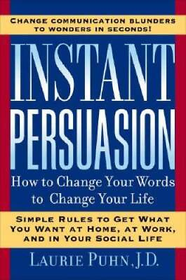 #ad Instant Persuasion Hardcover By Puhn Laurie GOOD $3.78