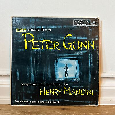 #ad Henry Mancini More Music From Peter Gunn Vinyl LP Record 1959 $32.00