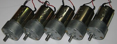 #ad 5 X Buehler 13V DC 750 RPM Heavy Duty Gearhead Motor Low Current High Speed $41.95