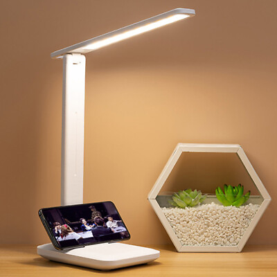 #ad USB RECHARGEABLE LED READING DESK LAMP FOLDING TOUCH TABLE BEDSIDE NIGHT LIGHT $14.99