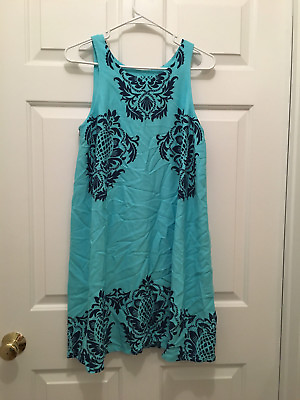 #ad NWT Southern Tide Women#x27;s Peyton Swing Light Blue Sleeveless Dress Medium $124.95