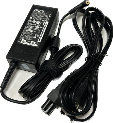 #ad Genuine 19V AC Adapter Power New Gateway EC13 EC34 EC38 ID47H ID49C ID59C ID79C $23.49