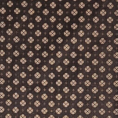 #ad Tiny Floral Black Fabric Cotton Mini print HALF YARD BTHY $4.79
