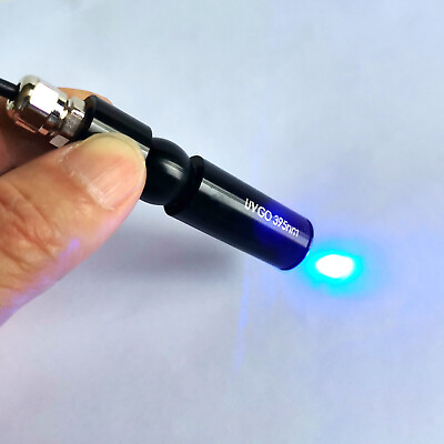 #ad 3W Ultra Spotlight UV Focus Lamp Source High Energy Curing LED Ultraviolet Light $34.61