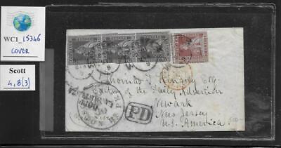 #ad WC1 15346. ANTIQUE STATES: TUSCANY. Cover w. 1851 52 1 amp; 9 3 Grazie. Sc. 48 $999.99