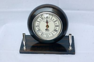 #ad Collectibles Antique Office Use Desktop Pen Holder With Clock Vintage Replica $35.19