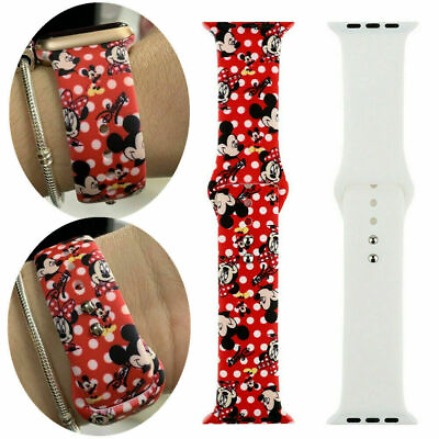 #ad Cartoon Strap Disney Mickey Silicone Watch Band For iWatch Apple SE 2 9 8 7 6 54 $8.99