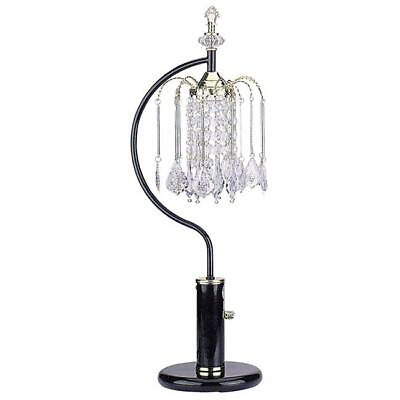 #ad Ore Furniture 715BK 27 in. Table Lamp With Crystal Inspired Shade $67.78