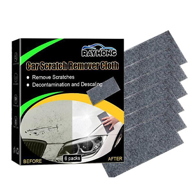 #ad 6 Pcs Nano Sparkle Cloth For Car Scratches Nano Magic Cloth Scratch Remover $7.49