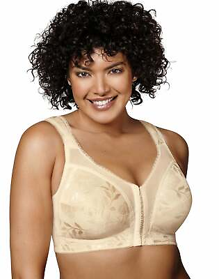 #ad #ad Playtex 18 Hour Easier On Front Close Wirefree Bra Flex Back Women Comfort Strap $17.99