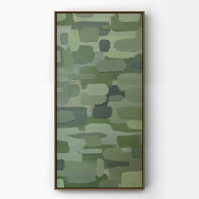 #ad Original Painting Mid Century Modern Abstract Contemporary Art Framed $475.00