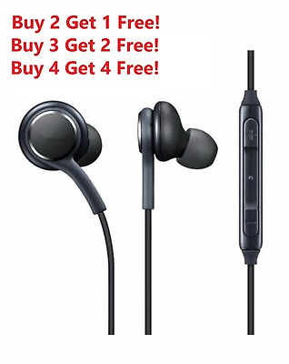 #ad For Samsung Galaxy A03s A12 A13 A32 A52 WIRED EARPHONES 3.5 MM HEADPHONES $5.99