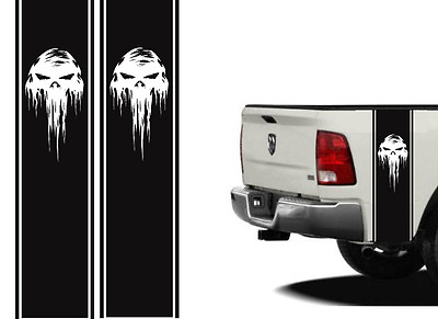 #ad FGD Dripping skull Truck Bed or Car Racing Stripe decals Universal 11quot;x40quot; $23.00