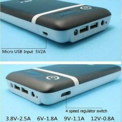#ad Portable USB Power Bank 3.6V 5V 6V 9V 12V Adjustable 18650 Battery Charger Box $11.88