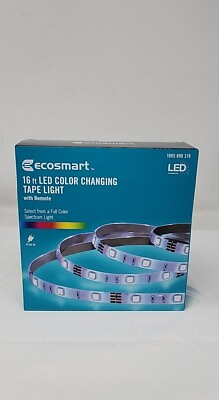 #ad ECOSMART 16 ft LED Color Changing Tape Light w Remoteamp;Power Supply 1005 890 319 $17.99