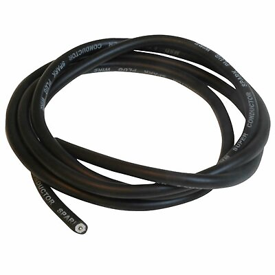 #ad SPARK PLUG WIRE BLACK 5MM 6MM 7MM COPPER IGNITION PVC CASING ELECTRICAL CABLE $22.90
