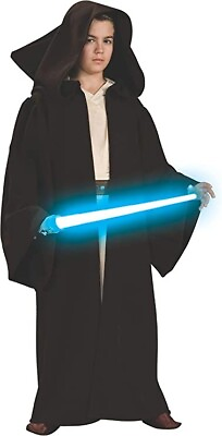 #ad Rubies Star Wars Classic Child#x27;s Super Deluxe Jedi Robe size Small H 4 $47.99