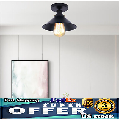 #ad Vintage Hanging Ceiling Lamp Fixture Rustic Industrial Outdoor Pendant Light NEW $19.00