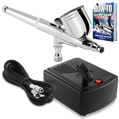 #ad Dual Action Airbrush Kit with Mini Compressor $39.99