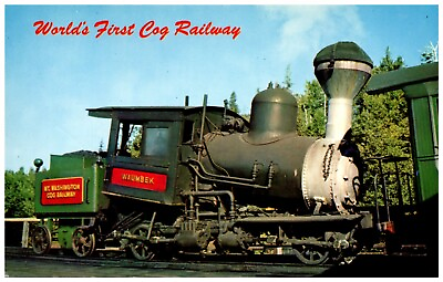 #ad World First Cog Railway Train Waumbek Locomotive Mt Washington White Mts NH $4.99