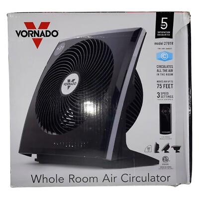 #ad Vornado 279TR Whole Room Air Circulator Fan W Remote Tilt CR1 047 GREAT PRICE $57.90
