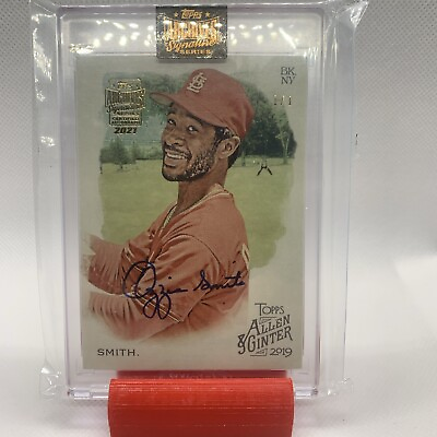#ad 1 1 Ozzie quot;The Wizardquot; Smith 2021 Topps Aamp;G Archives Signature Series Auto $199.99