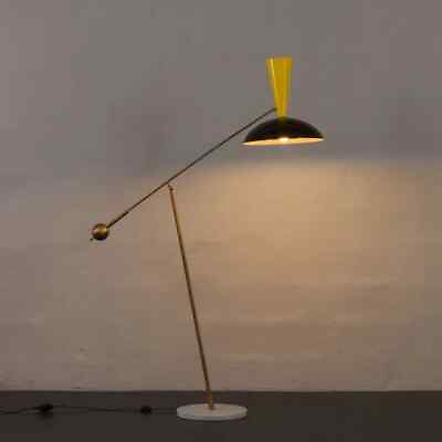 #ad Vintage Mid Century Modern Floor Lamp Antique Lighting Table Lamp Fixture $444.00