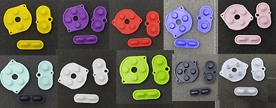 #ad Game Boy Color Silicone Rubber Conductive Button Pads Replacement Start Select $7.99