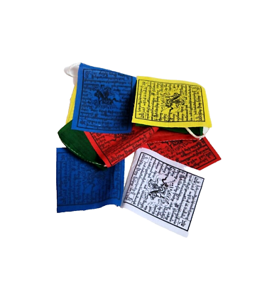 #ad Tibetan Wind Horse Mini Room Prayer Flag $3.00