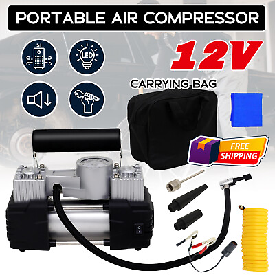 #ad Portable Digital Air Compressor 150PSI Electric Auto Pump Tire Inflator Gauge US $31.86