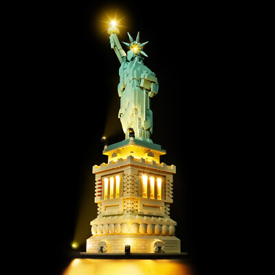 #ad LocoLee LED Light Kit for Lego 21042 Statue of Liberty Building Model Light Set $28.99