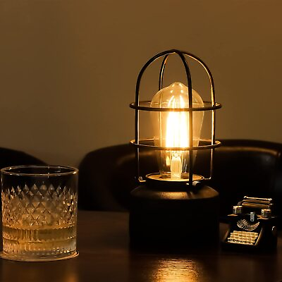 #ad Small Touch Table Lamps 3 Way Dimmable Industrial Bedside Mini Vintage Desk $32.87