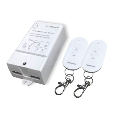 #ad Remote Switch 110V 220V Wireless Switch for Lights Motor Pump Dust Collector $33.18
