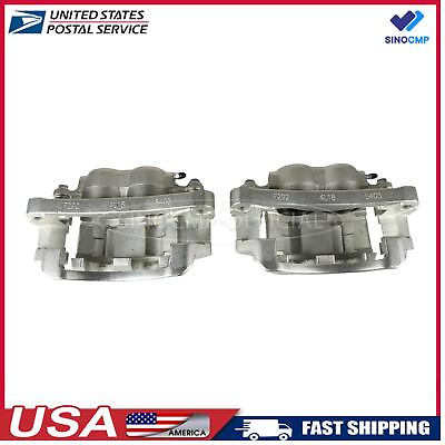 #ad Pair Front Disc Brake Calipers w Bracket For Ford Excursion F250 F350 Super Duty $149.08