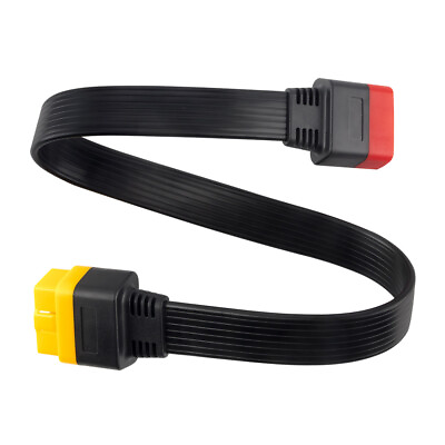 #ad LAUNCH OBD2 Extension Cable Diagnostic Tool 16 Pin for ODBII Scanner 36 60CM $12.99