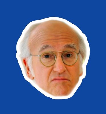 #ad Larry David Curb Your Enthusiasm Sticker Decal $1.99