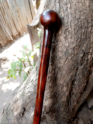 #ad 1920 Style Unique Walking Stick Original Rosewood Cane Hardwood Christmas gifts $44.15